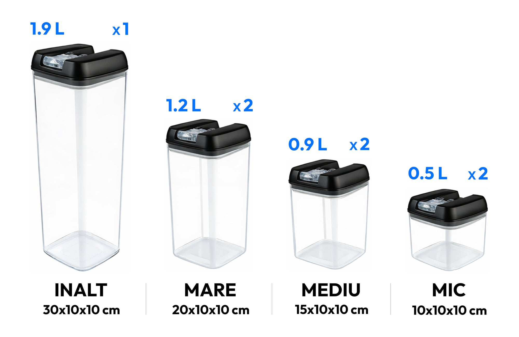 Dimensiuni Recipiente